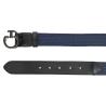 Pasek jeździecki damski Women's Elastic Belt CT Clasp atlantic blue/czarny