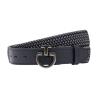 Pasek jeździecki męski Men's Elastic Belt CT Clasp granat/szary