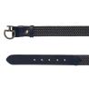 Pasek jeździecki męski Men's Elastic Belt CT Clasp granat/szary
