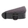 Pasek jeździecki damski Women's Elastic CT Clasp szary/czarny