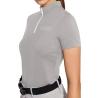 Koszulka damska techniczna CT Jersey S/S Training Zip Polo granat 