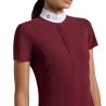Koszula konkursowa damska CT Perforated Jersey Competition Shirt S/S bordowa 
