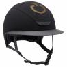Kask jeździecki R-evo Wide Brim Cap black/gold logo