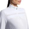 Koszula konkursowa damska CT Pleated Insert L/S Competition Shirt biała 