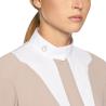 Koszula konkursowa damska Jersey w/poplin bib L/S Competition Shirt ash grey 