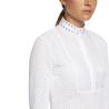 Koszula konkursowa damska Micro Sequins L/S Competition Shirt biała
