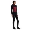 Golf damski CT Tech Wool Training Polo L/S bordo/czarny 