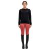 Bluza bawełniana  damska CT Academy Brushed czarna 