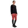 Bluza bawełniana  damska CT Academy Brushed czarna 