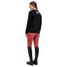 Bluza bawełniana  damska CT Academy Brushed czarna 