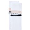 mini: Skarpety jeździeckie Cavalleria Toscana Embroidered CT Stripe - białe  (3)