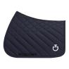 mini: Czaprak Diamonds and Lines Quilted granatowy VS (1)