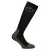 mini: Skarpety jeździeckie Cavalleria Toscana CT Jaquard Tech Socks - czarne  (1)