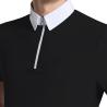 mini: Męska CT Jersey S/S Zip Comp. Shirt czarna  (3)