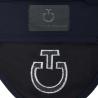 mini: Nauszniki dla konia Cavalleria Toscana Light Weight Jersey Stripe granatowe Full (3)