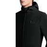 mini: Bluza męska Softshell RG Bonded Jacquard Jersey Hooded czarna (3)