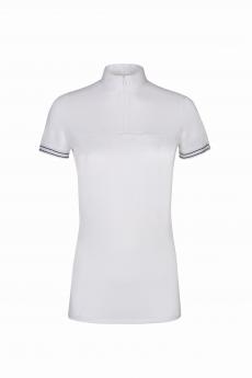 Koszula konkursowa Logo Stripe Cuff S/S Competition Polo biała