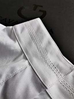 Koszula konkursowa Perforated Shirt S/S biała