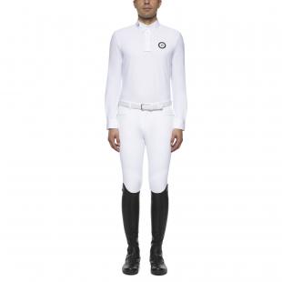 Koszula konkursowa Hinomaru CT Jersey Competition Polo L/S Man  biała 