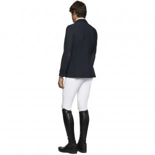 Frak męski Grand Prix Perforated Riding Jacket  granat 