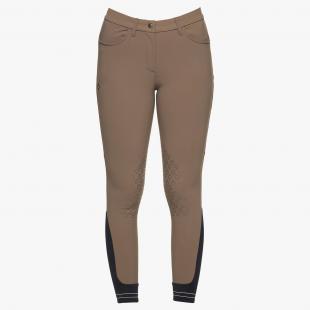 Bryczesy damskie Perforated Jersey taupe 