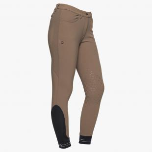 Bryczesy damskie Perforated Jersey taupe 