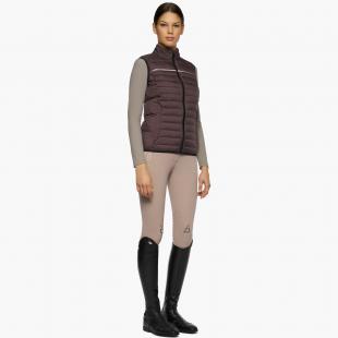 Kamizelka CT Team Highlight Quilted Nylon Puffer aubergine