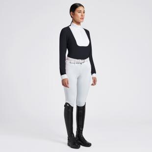 Koszula konkursowa CT Pleated Jersey L/S Competition Shirt granat/biały 