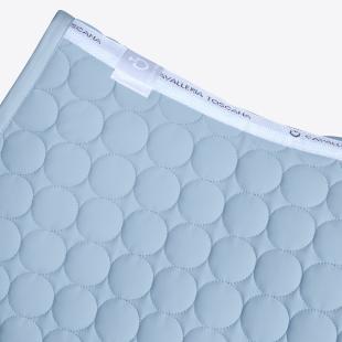 Czaprak Circle Quilted blue fog/white