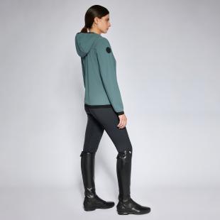 Bluza softshell CT Perforated Jersey Hooded taupe 