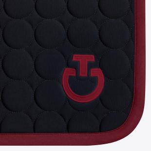 Czaprak Circle Quilted czarny/bordo VS