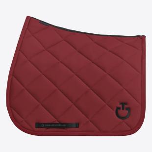 Czaprak Diamond Quilted Jersey bordowy/czarne logo