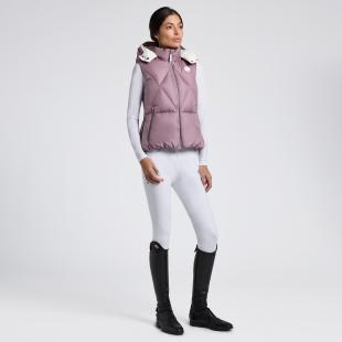 Kamizelka damska CT Hooded Down Padded Nylon grape shake 