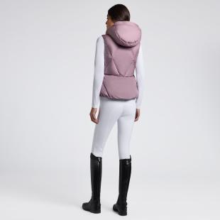 Kamizelka damska CT Hooded Down Padded Nylon grape shake 