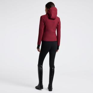 Kurtka damska CT Thermal Hooded Softshell bordowa 