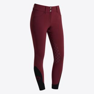 Bryczesy American Full Grip Bordo 