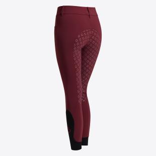 Bryczesy American Full Grip Bordo 