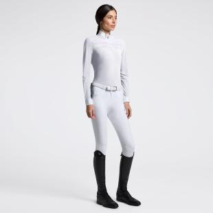 Koszula konkursowa CT L/S Pleated Insert Competition Shirt biała 