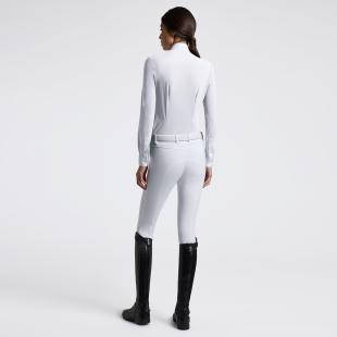 Koszula konkursowa CT L/S Pleated Insert Competition Shirt biała 