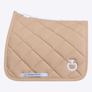 Czaprak Diamond Quilted Jersey brush/biały