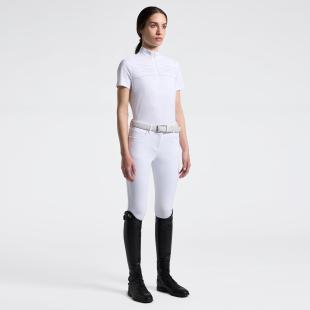 Koszula konkursowa CT Pleated Insert S/S Competition  Shirt biała  