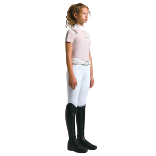 Obrazek dla: Koszula konkursowa dziewczęca CT Jersey Pleated S/S Competition Shirt Young Rider  violet ice