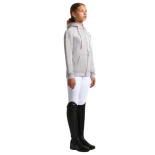 Bluza dziecięca CT Orbit Zip Hoodie Young Rider jasnoszary 