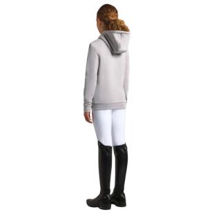Bluza dziecięca CT Orbit Zip Hoodie Young Rider jasnoszary 