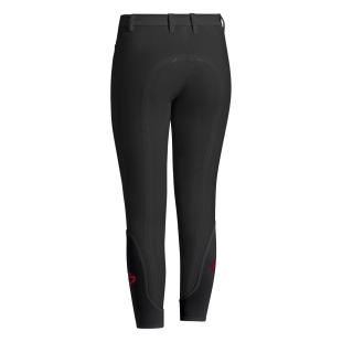Bryczesy dziecięce CT Full Grip Line System w/pocket Young Rider czarne 