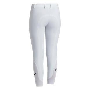 Bryczesy konkursowe dziecięce CT Full Grip Line System  w/pocket Young Rider białe 
