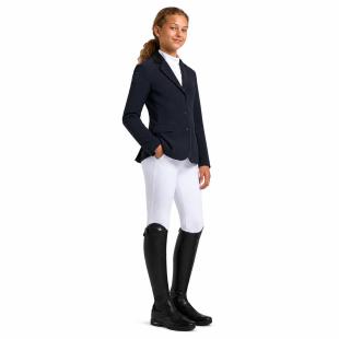Frak dziewczęcy GP Girl's Zip Competition Jacket Young Rider granatowy 