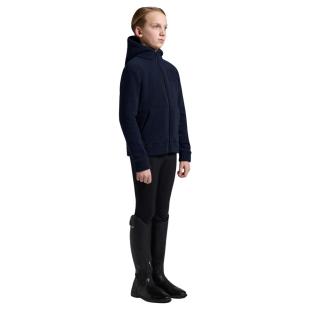 Bluza dziecięca CT Fleece w/Orbit Logo Zip Young Rider granatowa 