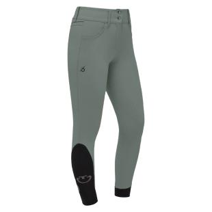 Bryczesy damskie CT Dash High Waist Full Grip emerald grey