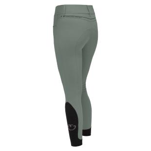 Bryczesy damskie CT Dash High Waist Full Grip emerald grey